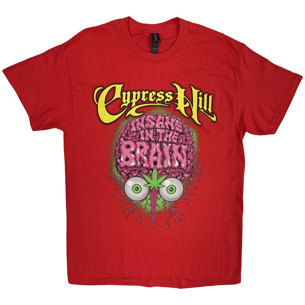 Cypress Hill - Insane In The Brain Heren Tshirt - Rood